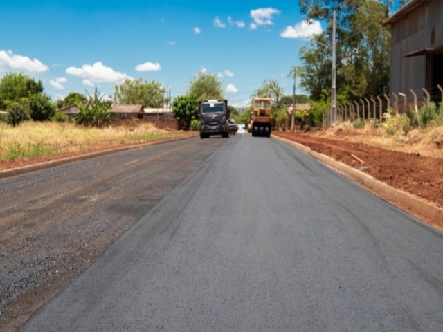 Prefeitura de Maracaju realiza abertura de novas ruas, drenagens e asfalto