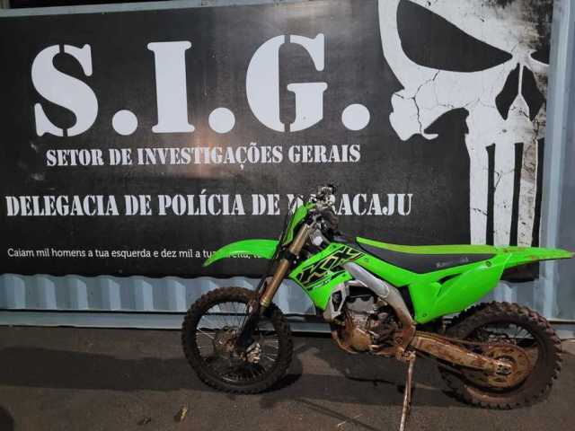 Polcia Civil recupera moto avaliada em R$ 50 mil e prende indivduo em flagrante