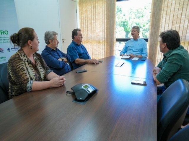 Prefeito em Exerccio e secretrios municipais debatem aes ligadas ao Desenvolvimento, Infraestrutura e Meio Ambiente de Maracaju