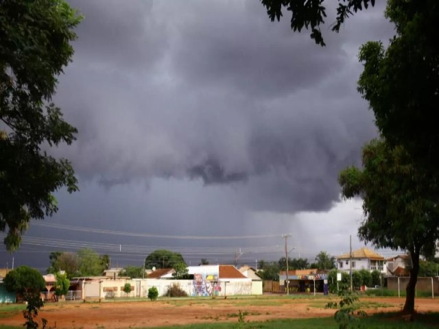 Mato Grosso do Sul est em alerta para tempestade com ventos de 100 km/h e granizo