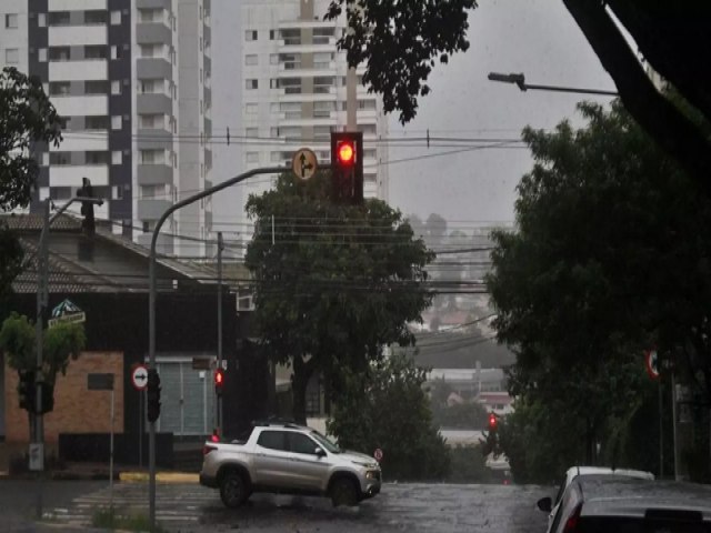 Inmet renova alerta de chuvas intensas e ventos de 60 km/h em quase todo Mato Grosso do Sul