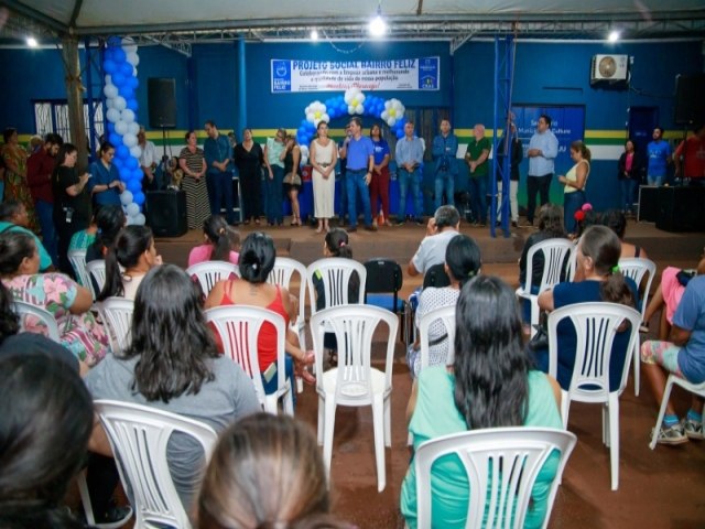 Prefeitura de Maracaju leva 'Projeto Bairro Feliz' para os Bairros Nen Fernandes e Olidia Rocha