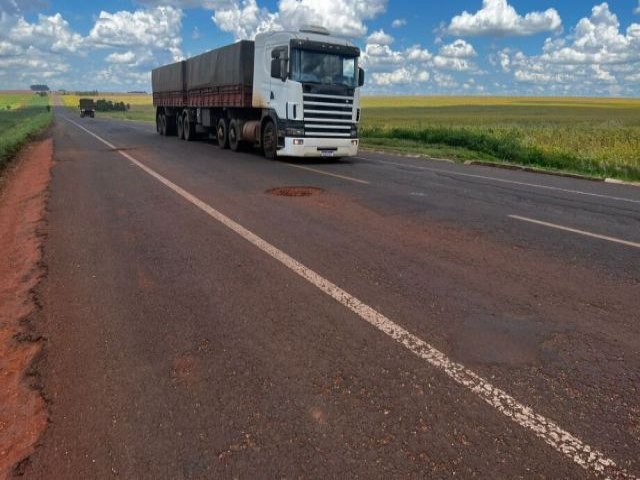 Rodovia no sudeste de MS que vai auxiliar a Rota Biocenica est abandonada