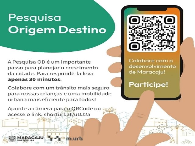 Prefeitura de Maracaju refora a necessidade de participao da comunidade na Pesquisa de Mobilidade Urbana