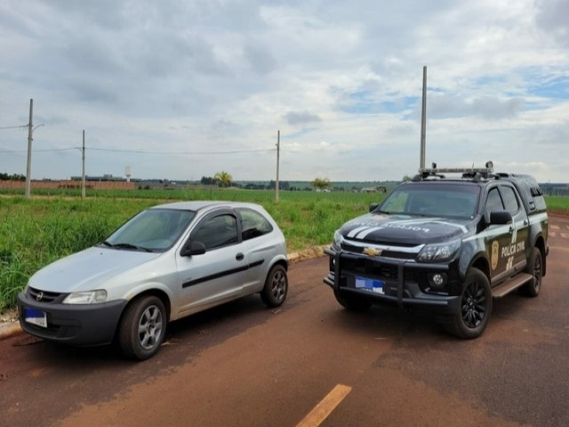 Polcia Civil de Maracaju recupera veculo furtado em menos de 12h