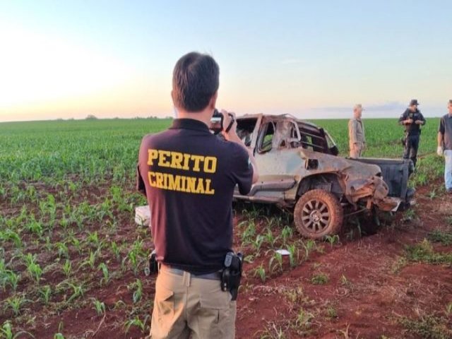 Mulher de 56 anos morre em capotamento entre Maracaju e Nioaque; motorista  socorrido em estado grave