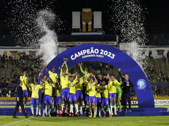  campeo! Seleo Brasileira vence a Argentina e conquista o Sul-Americano sub-17