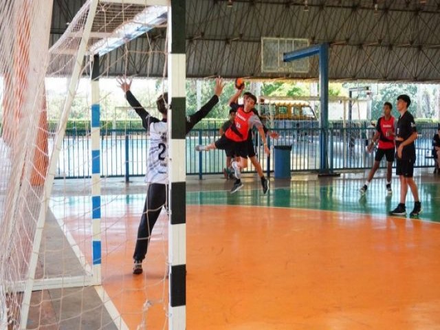 Etapa de basquete e handebol dos Jogos Escolares de MS classifica equipes  Copa dos Campees