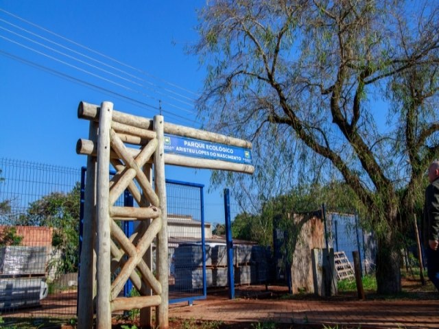 Maracaju 99 anos. Em visita tcnica, autoridades constatam transformaes no Parque Ecolgico