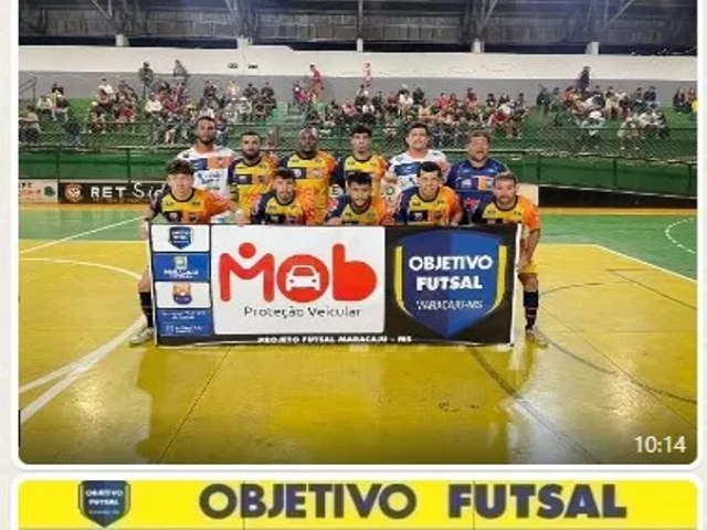 A equipe do Objetivo Futsal est classificada para a prxima fase dos Jogos Abertos de Sidrolndia