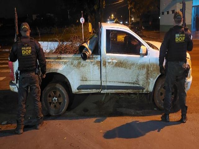 Caminhonete tomada em assalto no Paran no ano passado  recuperada em Maracaju