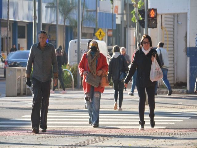 Nuvens de chuva se dissipam, mas frio deve permanecer at o fim de semana em MS