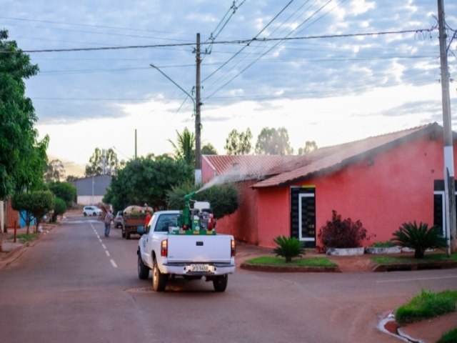 Prefeitura de Maracaju retoma 'veculo fumac' nos bairros do municpio