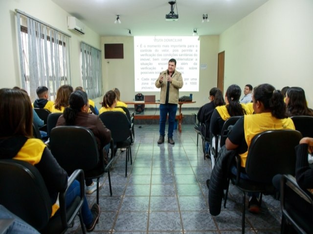 Com apoio do Governo do Estado, Agentes de Endemias de Maracaju recebem capacitao