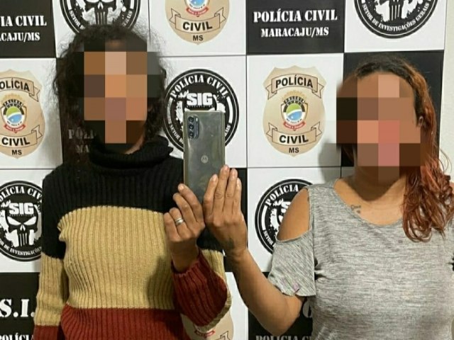 Maracaju: Polcia Civil recupera celular furtado em menos de 48h e prende duas mulheres