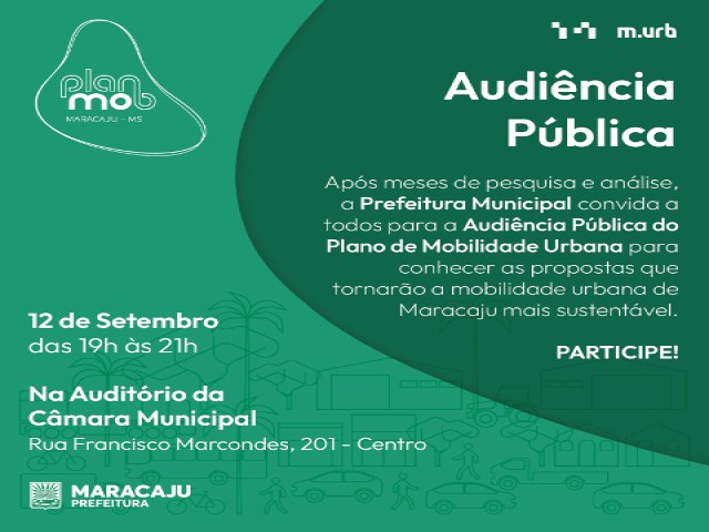 Prefeitura realiza 3 Audincia Pblica da elaborao do Plano de Mobilidade Urbana da cidade