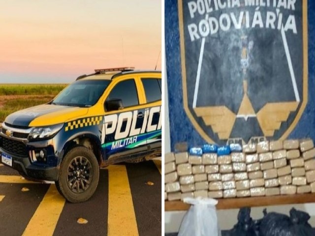 Menor de idade  apreendido dirigindo carro carregado com maconha e skunk em Maracaju