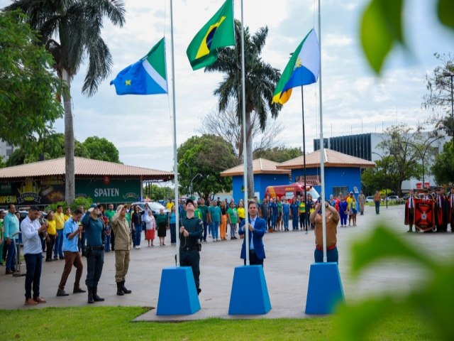 No Dia da Independncia, Prefeitura de Maracaju realiza Ato Cvico na Praa Central