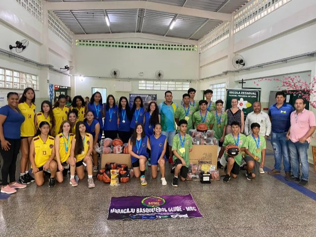 Com recursos do Fundo Municipal dos Direitos da Criana e Adolescentes, MBC recebe bolas de basquetebol