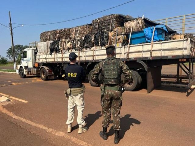 Com apoio dos militares do Exrcito, PRF apreende 3 toneladas de Maconha