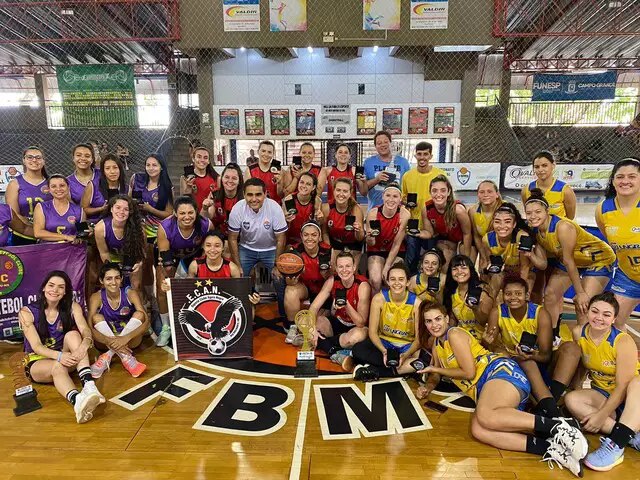 Equipe de Rio Brilhante conquista estadual de basquete feminino; Maracaju fica em terceiro