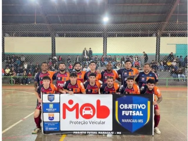 Objetivo Futsal/Mob Proteo Veicular  finalista da Conferncia Sul do Estadual da Liga MS.