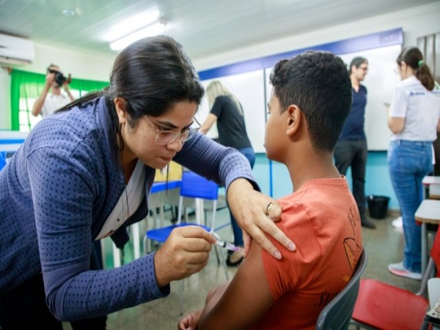 Em ao indita, Prefeitura refora aes de imunizao em Escolas, Projetos Sociais, Assentamentos e Vista Alegre