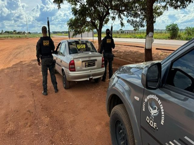 Homem que levaria carro furtado de Maracaju para Ponta Por  preso pelo DOF