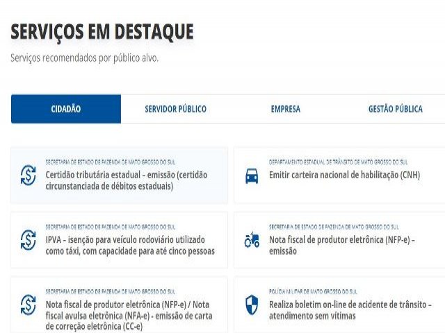 Governo de MS oficializa 'portal nico' e promete priorizar acesso aos servios pela internet para cidado