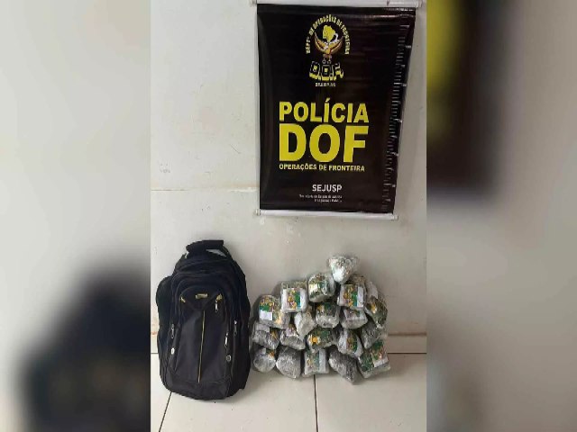 Maracaju: Homem  preso com R$ 50 mil em super-maconha em carro de aplicativo na MS-162