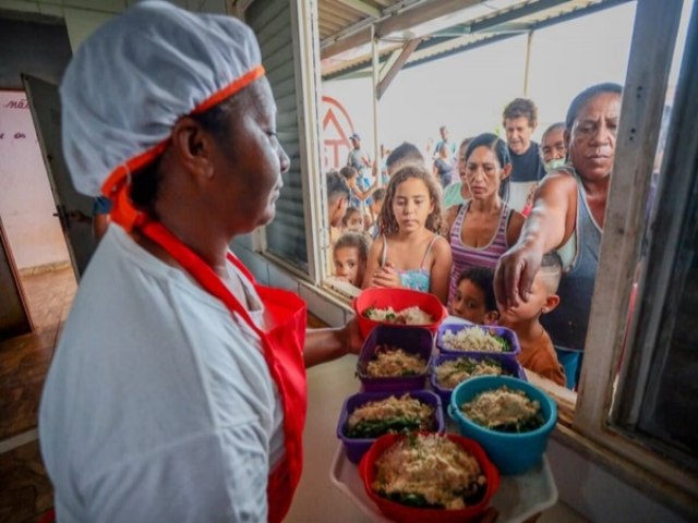 Em 2023, 24,4 milhes de pessoas saram da situao de fome no Brasil