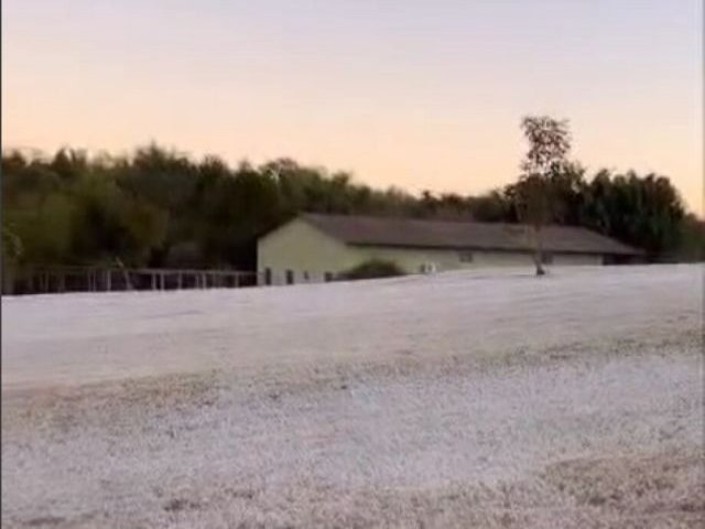 Depois da estiagem e do calor, agora a geada traz apreenso ao campo