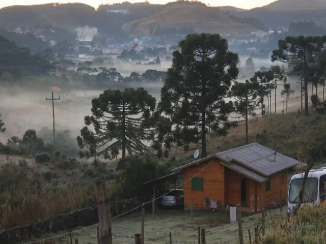 Massa polar deve levar temperaturas negativas para o Sul do pas