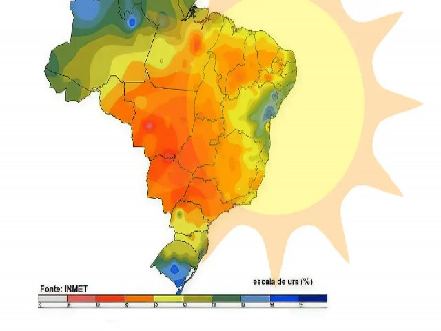 Inmet: julho ter temperaturas elevadas e chuvas no Norte e litoral; oua: