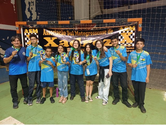 Maracaju  Vice-Campeo geral no Circuito Estadual de Xadrez Escolar