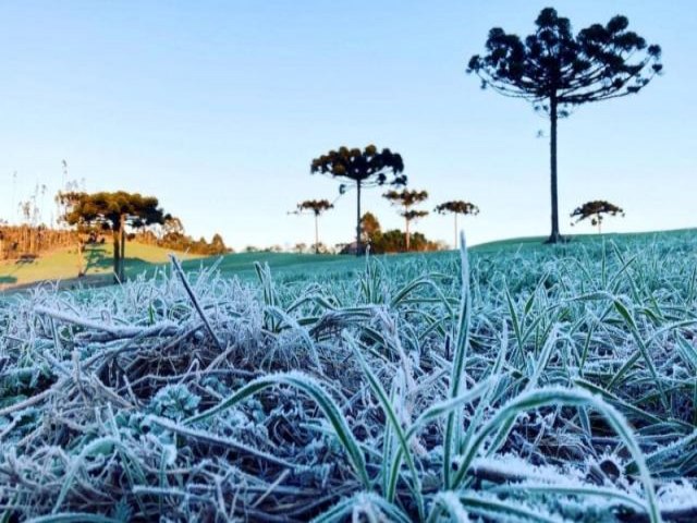 Onda de frio atinge Sul e Centro-Oeste no final de semana; oua: