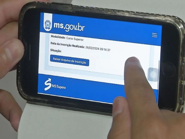 Programa que paga R$ 1,4 mil para estudantes de MS est com vagas abertas