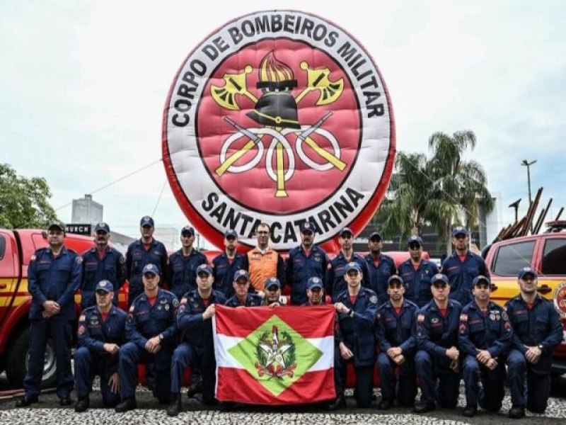 MS ganha reforo catarinense no combate s queimadas no Pantanal