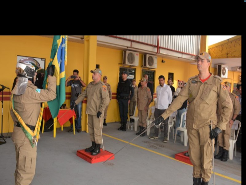 Capito Alex Cristaldo Cano  o novo comandante do Corpo de Bombeiros de Maracaju