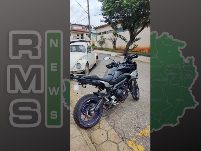 Polcia Civil de Boituva recupera moto roubada em Sorocaba