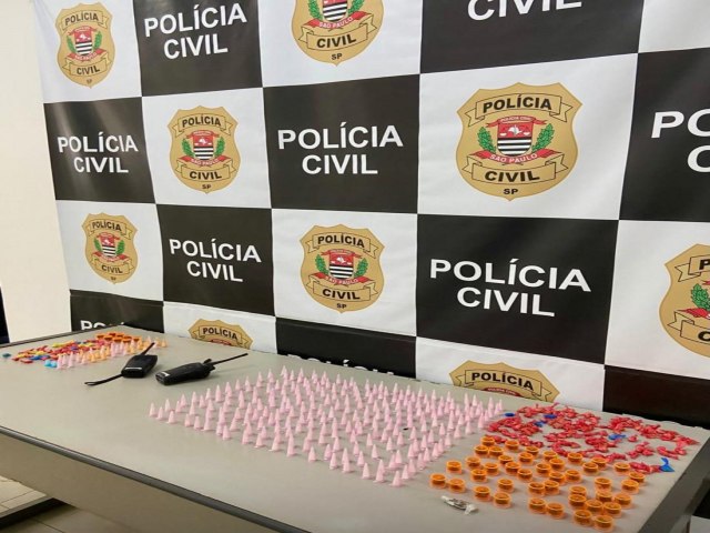 Polcia Civil apreende crack, maconha e cocana em Araoiaba da Serra