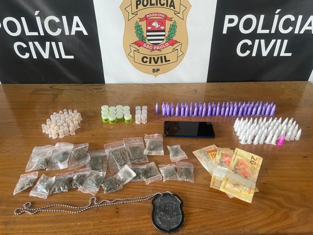 Polcia Civil prende suspeito de vender drogas prximo a um CEI no den 