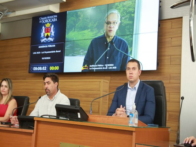 ORAMENTO 2025: Secretaria de Obras abre ltima audincia pblica para apresentao da LOA  