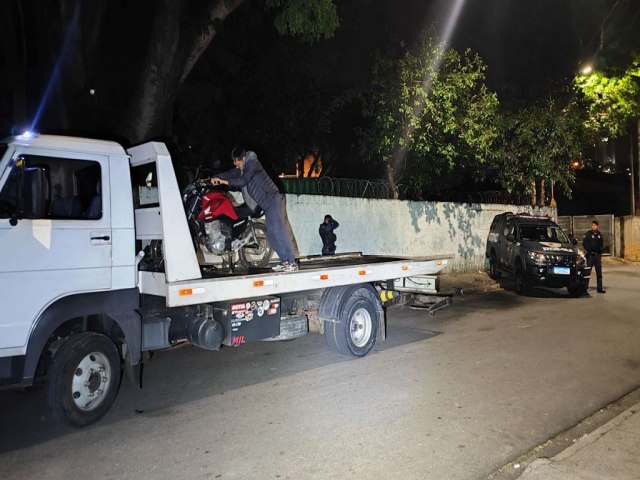 GCM apreende motocicleta no Jardim Zulmira com chassi adulterado