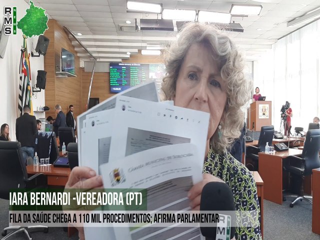 Fila de espera da Sade em Sorocaba chega a 110 mil procedimentos; afirma vereadora que entra com pedido de interveno no Ministrio Pblico