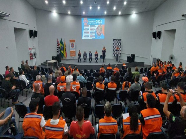 Sorocaba sedia treinamento regional da Defesa Civil do Estado para Operao Vero 2024/2025