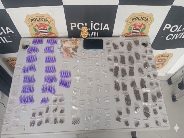Pol�cia Civil apreende adolescentes suspeitos de envolvimento com o tr�fico em Votorantim
