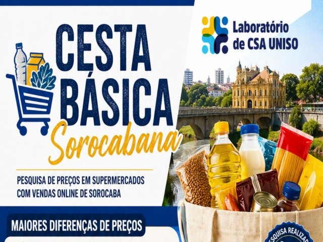 Cesta b�sica apresenta diferen�a de at� 140% nos supermercados de Sorocaba