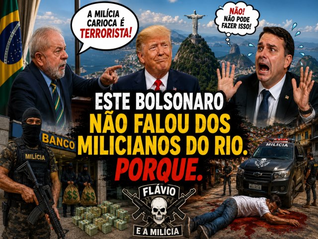Lula e Trump pressionam� enquanto Fl�vio sua frio na charge