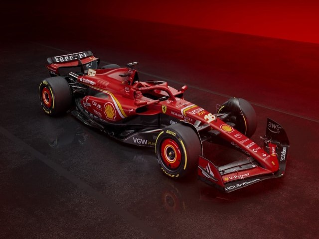 Ferrari lana o SF-24 com novas cores alm do vermelho